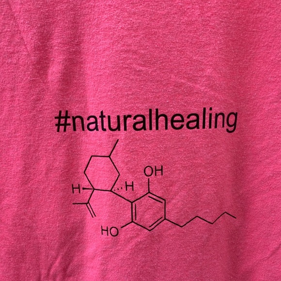 NATURAL HEALING unisex T-shirt, size M - Picture 2 of 4